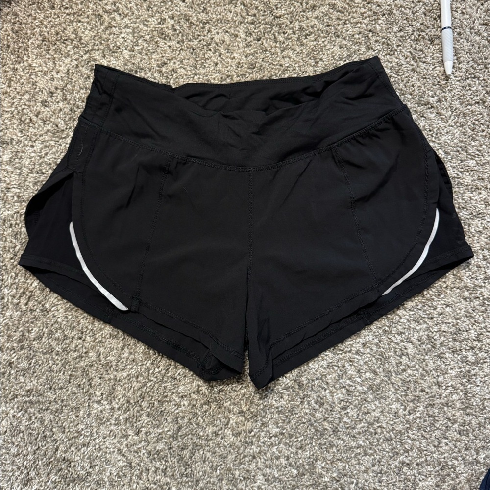 ZYIA Black Mesh Energy Shorts